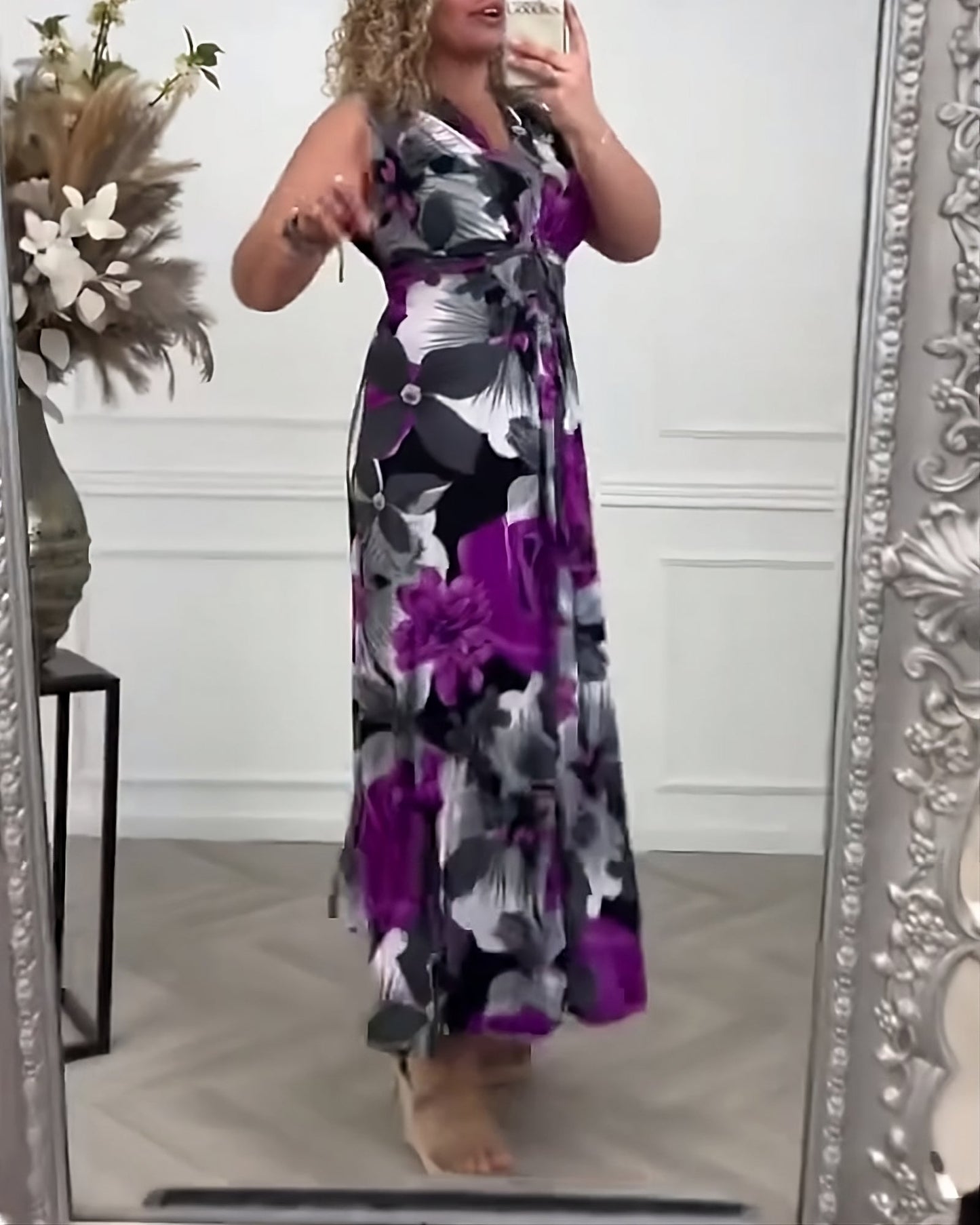 Vera™ | Blommig Sommarklänning som Rör Sig med Dig