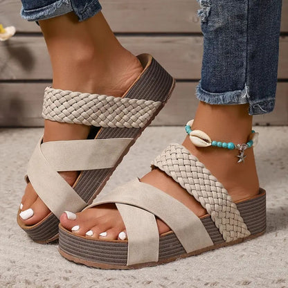 Hanna-Li™ | Sandaler för Okomplicerad Komfort och Stil